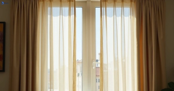 Dull dusty drapes in caboolture-south before professional cleaning